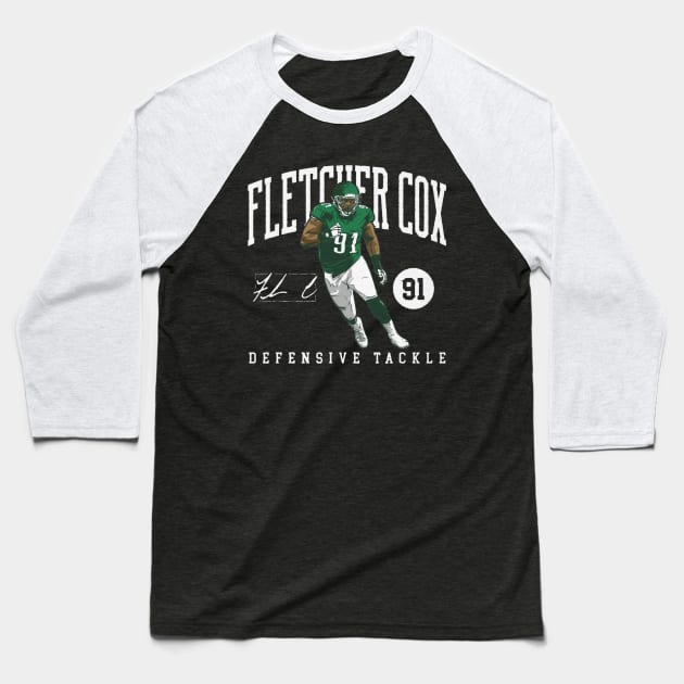 Fletcher Cox Philadelphia Game Baseball T-Shirt by Buya_Hamkac